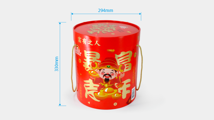 圓形抱抱桶禮盒包裝