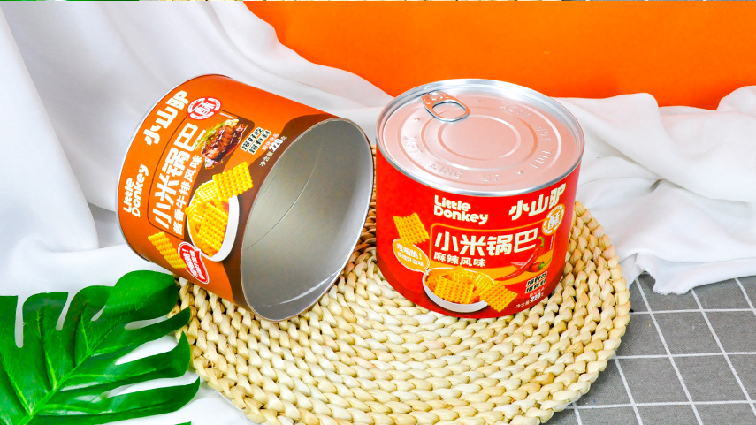 鍋巴食品紙罐
