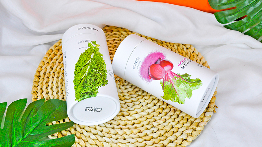 蔬菜粉紙罐包裝